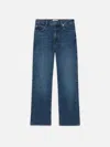 Frame The Wide Crop Jeans In Blue