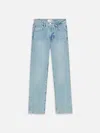 Frame Le Sleek Straight Jeans In Blue