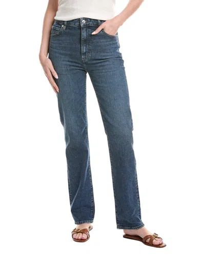 Frame The Ruler Dolly Straight Leg Jean In Blue
