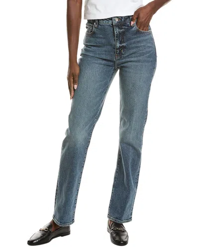 Frame The Ruler Halo Straight Leg Jean In Blue