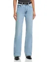 Frame The Ruler High Rise Straight Jeans In Written