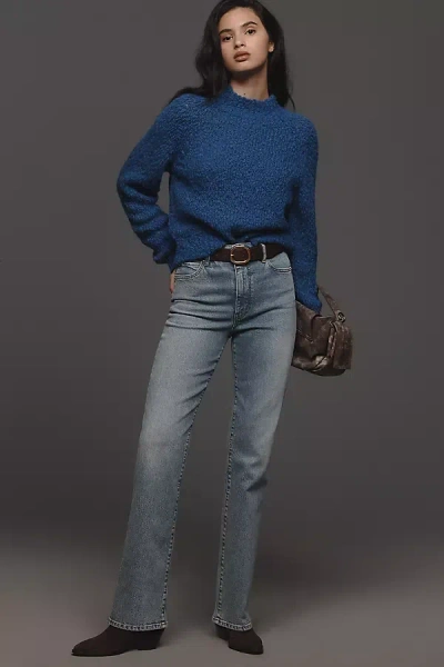 Frame The Ruler High-rise Straight-leg Jeans In Blue