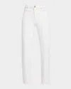 Frame The Arrow High Waist Relaxed Bootcut Jeans In Au Natural Clean