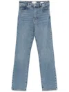 Frame The Ruler Straight-leg Jeans In Blue