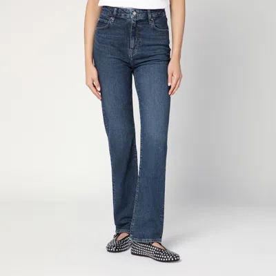 FRAME FRAME THE RULER JEANS IN DARK BLUE