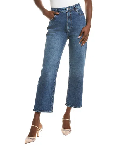 Frame The Pencil Crop Canals Slim Leg Jean In Blue