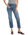 Frame The Ruler Stash Crop Jean In Blue