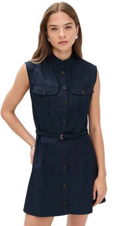 Frame The Safari Dress Navy