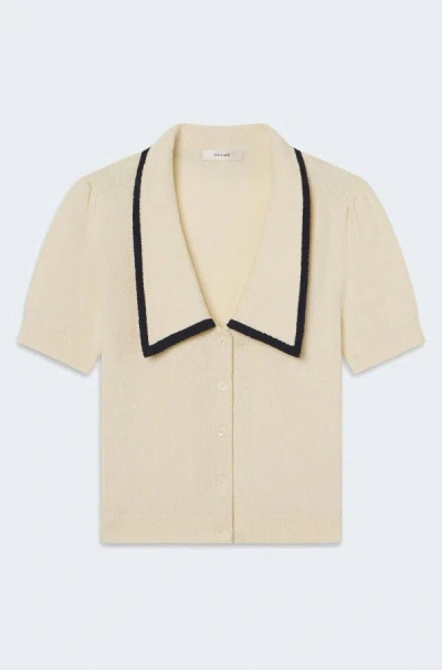 Frame The Sailor Sweater In Cream In Brown