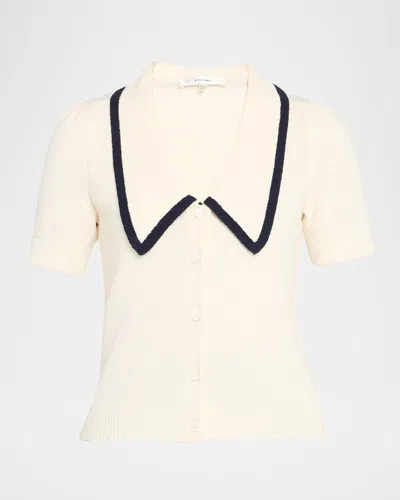 Frame The Sailor Sweater In White