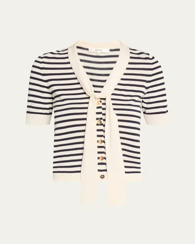 FRAME THE SAILOR TIE CARDIGAN