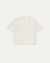 Frame The Scallop Sailor Blouse In White