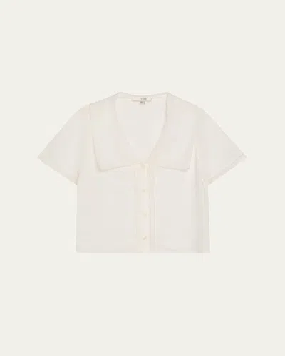 FRAME THE SCALLOP SAILOR BLOUSE