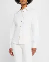 Frame The Sculpted Shirt In Multi
