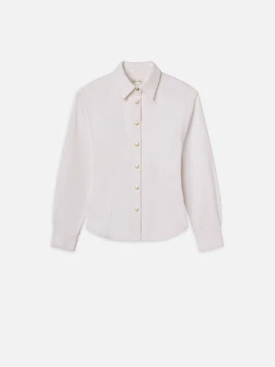 Frame The Sculpted Shirt In White