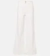 Frame The Seamed Wide Leg Trouser Jeans In White