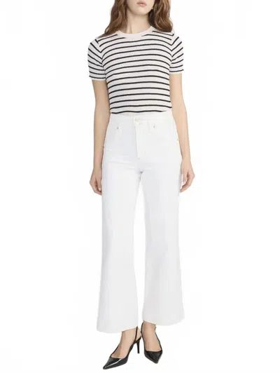 Frame The Seamed Wide Jeans In Natural Clean In Multi
