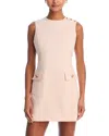 Frame The Seersucker Sleeveless Minidress In Azalea Mul