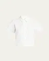 Frame Cotton Seersucker Camp Shirt