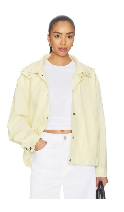 Frame The Seersucker Track Jacket In Animal Print