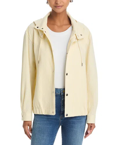 Frame The Seersucker Track Jacket In Yellow