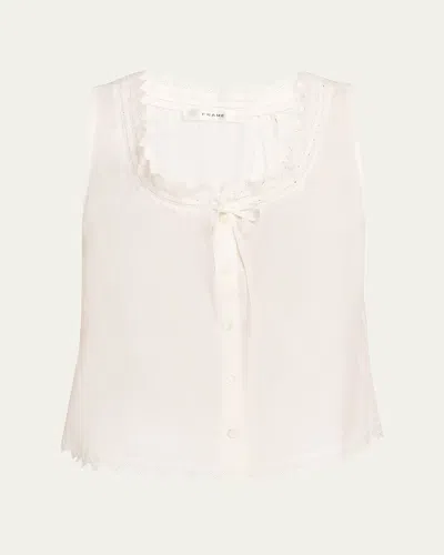 Frame The Serene Top In White
