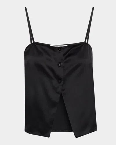 FRAME THE SILK BUTTON CAMI TOP