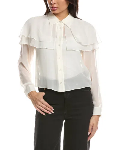 Frame The Silk Cape Blouse