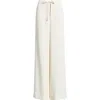 Frame The Silk Drawstring Lounge Pants In Alabaster Multi
