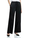 Frame The Silk Lounge Trousers In Black