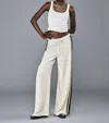Frame The Silk Pajama Pant In Alabaster Multi