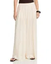 Frame The Wave Silk Chiffon Pants In White