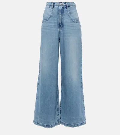Frame Pixie Seraphina Extra Wide Leg Jean In Blue