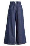 FRAME FRAME THE SKATER HIGH WAIST WIDE LEG JEANS