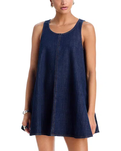 Frame The Skipper Dress In Blue