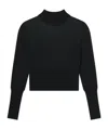 Frame The Sleek Sweater In Black