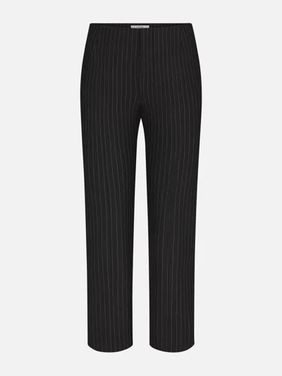 Frame The Sleek Trouser Pants In Black