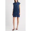 Frame The Sleeveless Denim Mini Shirtdress