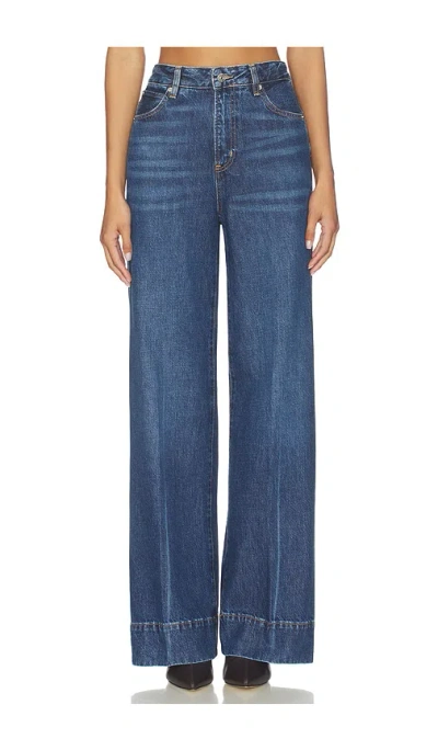 Frame The Slice Flare Jeans In Blue