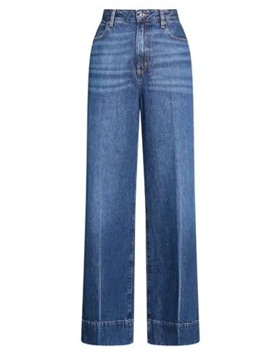Frame The Slice Flare Woman Jeans Blue Size 25 Recycled Cotton