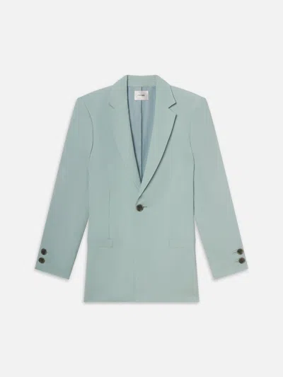 Frame The Slim Blazer In Blue