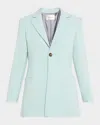 Frame The Slim Blazer In Robins Egg Blue