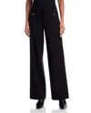 Frame The Slim Palazzo Pants In Black