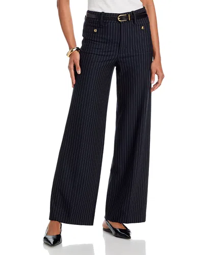 Frame The Slim Palazzo Pants In Blue