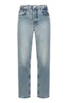 Frame The Slouchy Straight Jeans In Navy
