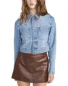 Frame The Small Denim Jacket In Blue