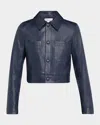 Shop Frame The Small Leather Jacket