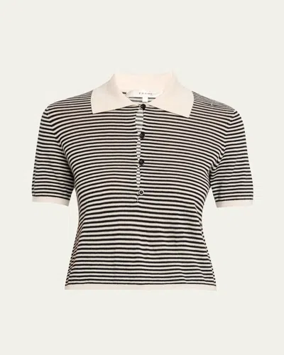 FRAME THE SMART POLO TOP