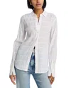 Frame The Smocked Shirt In White