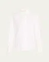 Frame The Smocked Shirt In White